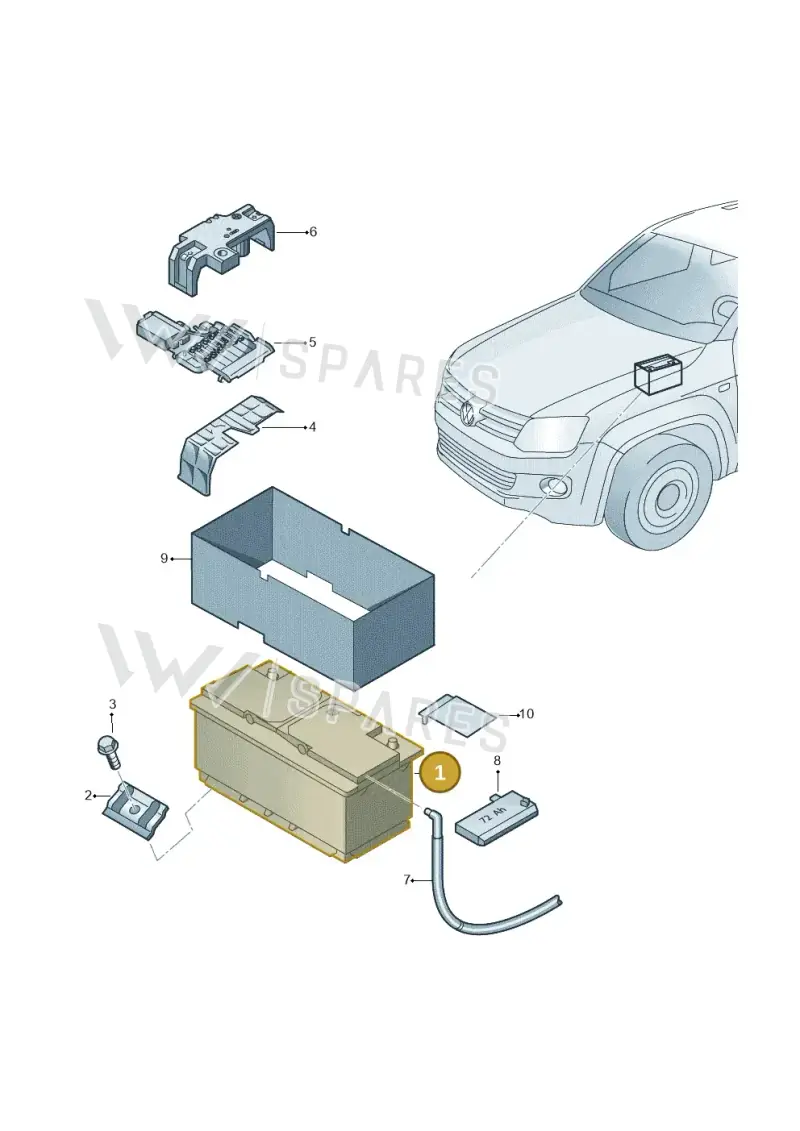 5GM915105G — Volkswagen Amarok twin cab (2022-) diagram 683915000, position 1