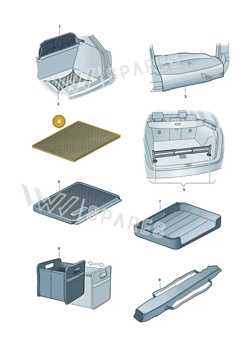 5H0061160 — Volkswagen Golf 2.0 BlueMotion (2019-2024) diagram 827061016, position 4