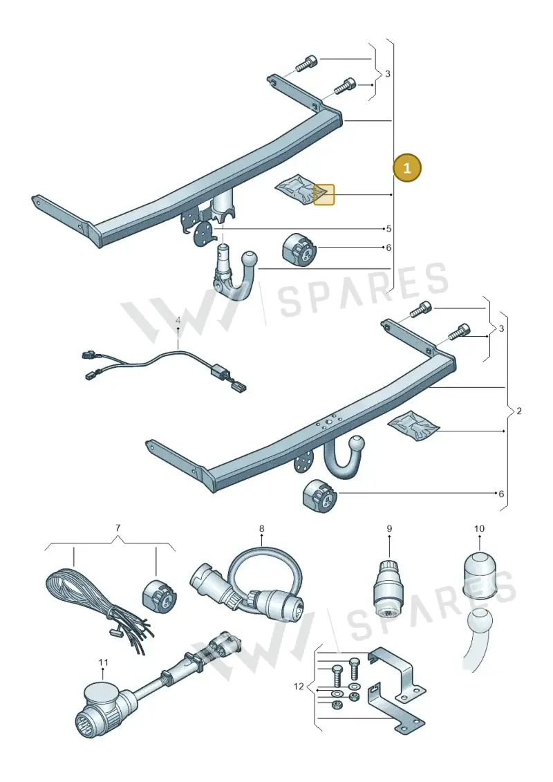 5H0092150B — Volkswagen Golf 2.0 BlueMotion (2019-2024) diagram 827071010, position 1