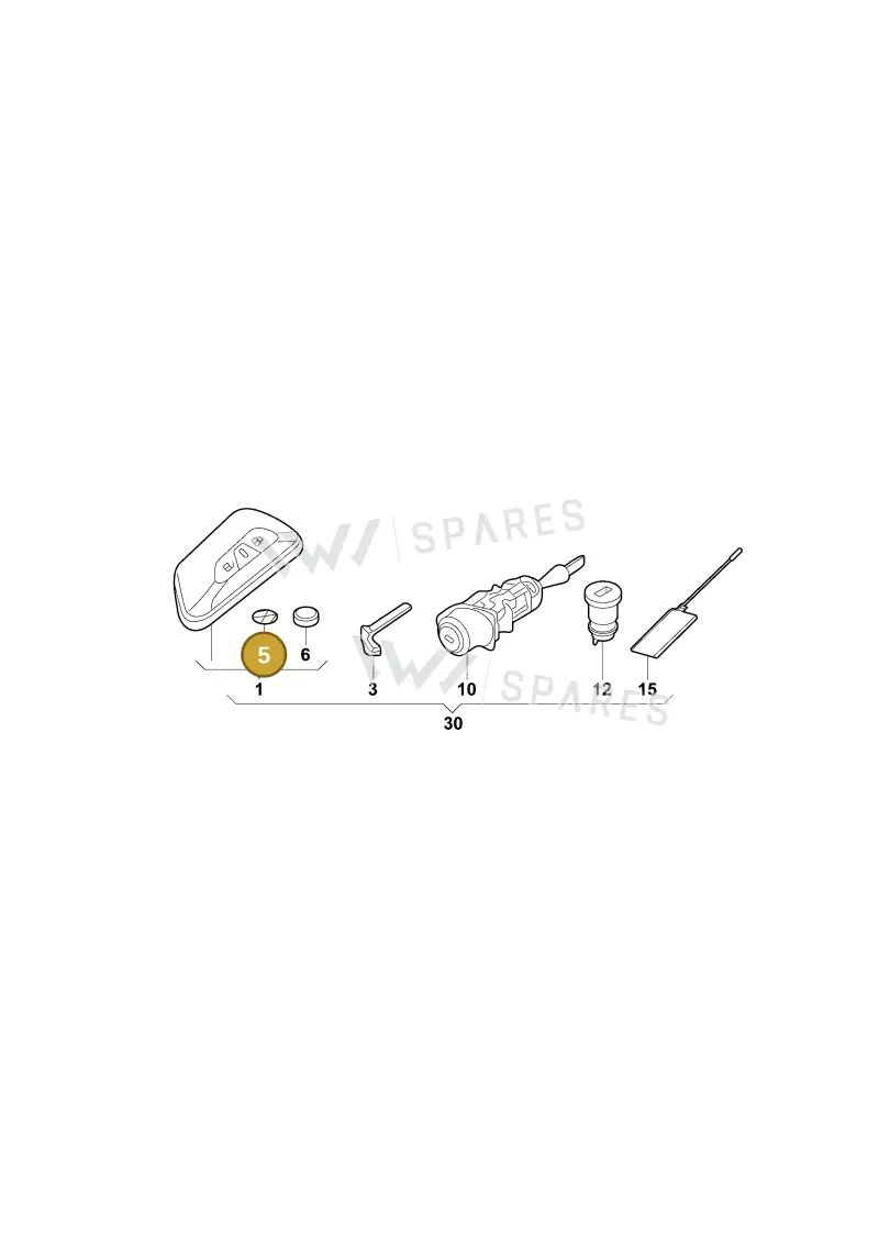 5H0837891FOD — Volkswagen Teramont (2021-2023) diagram 3cf837010, position 5