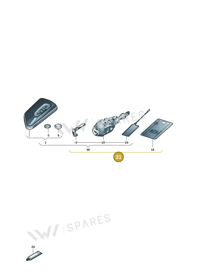 5H0898374BDAIF — Volkswagen Golf 2.0 BlueMotion (2019-2024) diagram 5h0837100, position 31