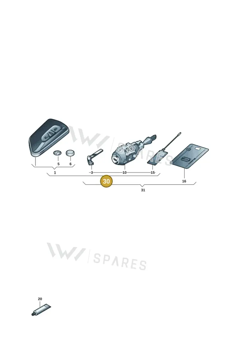 5H0898374BGAIF — Volkswagen Golf (2019-2025) diagram 5h0837100, position 30
