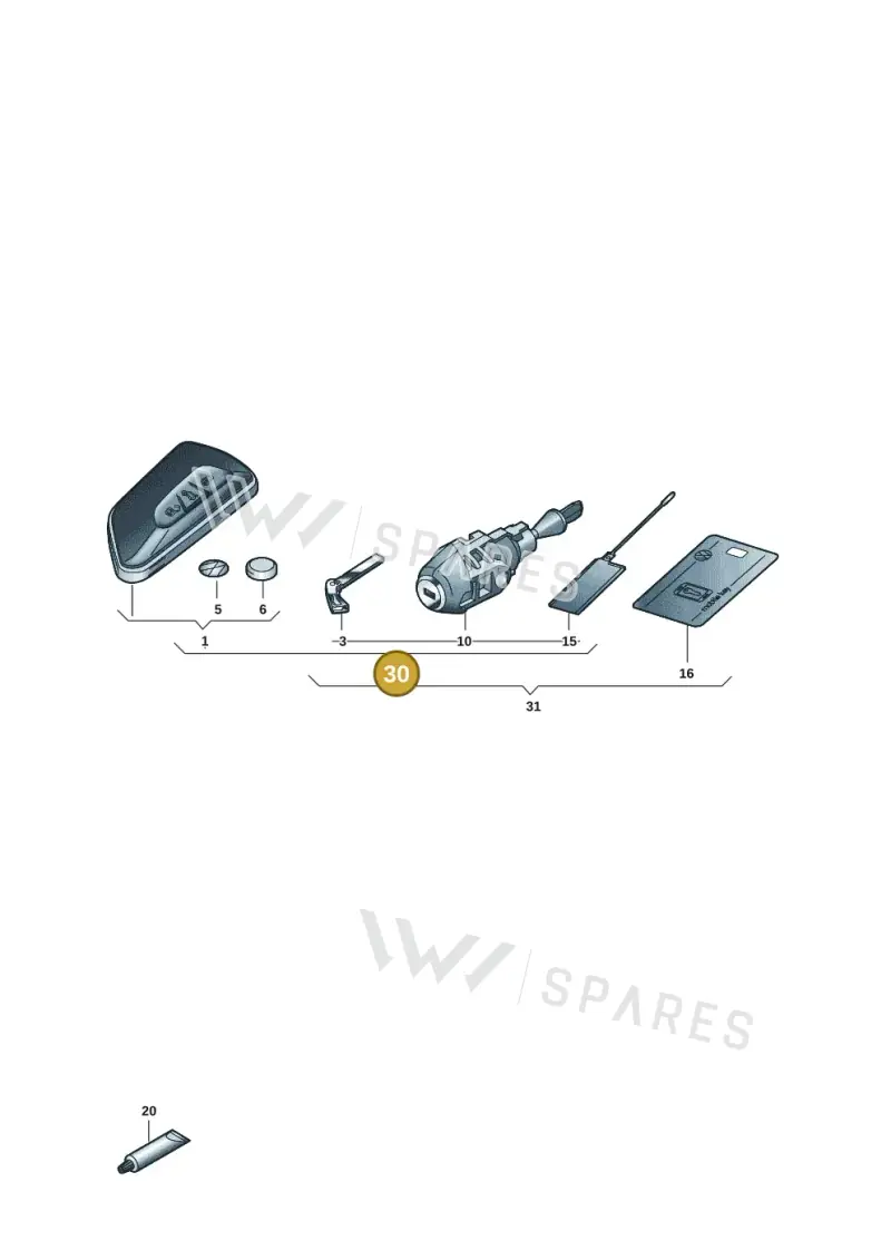 5H0898374SAIF — Volkswagen Golf 2.0 BlueMotion (2019-2024) diagram 5h0837100, position 30