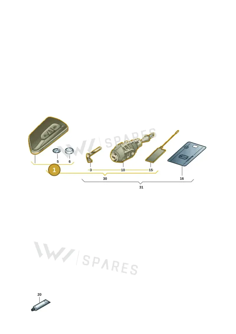 5H0959753BLAUD — Volkswagen Passat estate (2023-) diagram 5h0837100, position 1