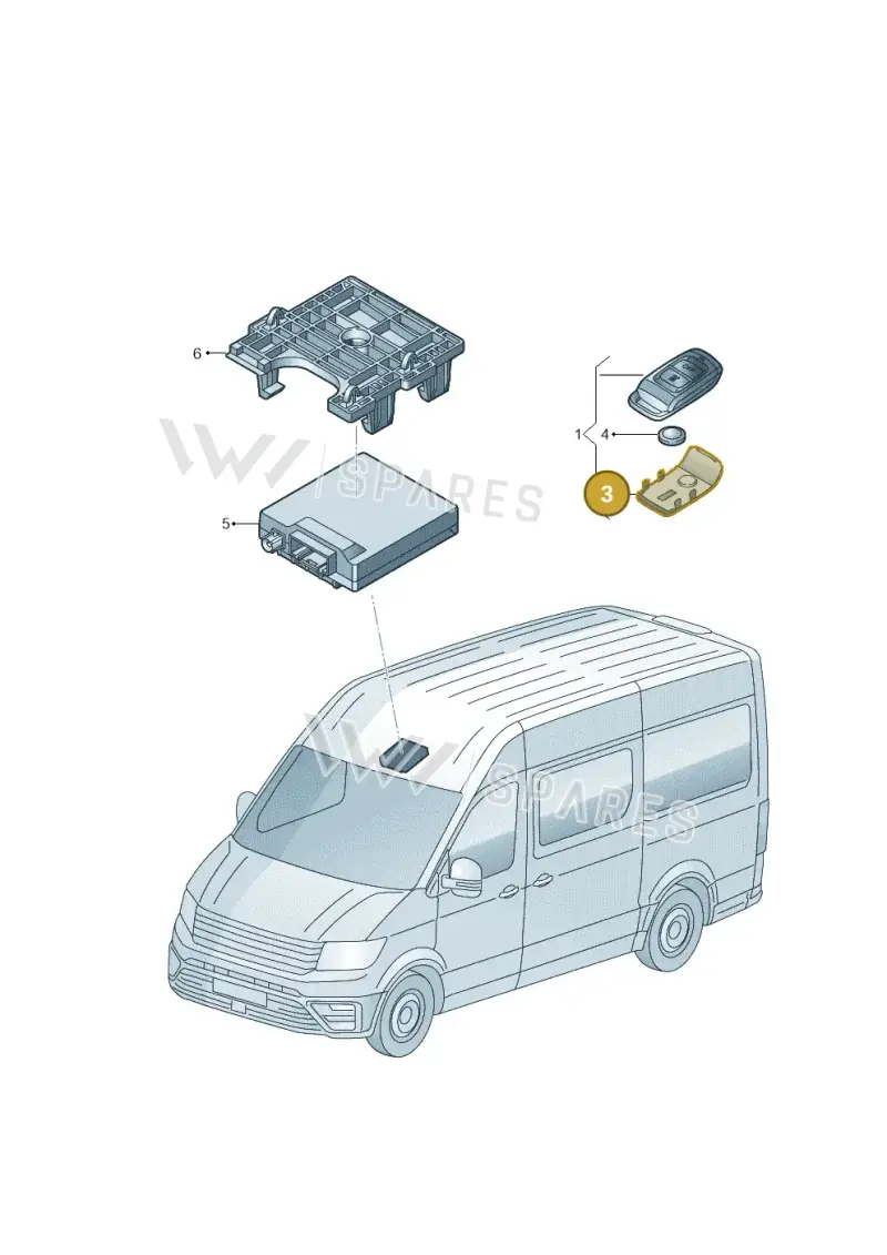 5H0963512 — Volkswagen MAN TGE 55 (2016-2021) diagram 806963200, position 3