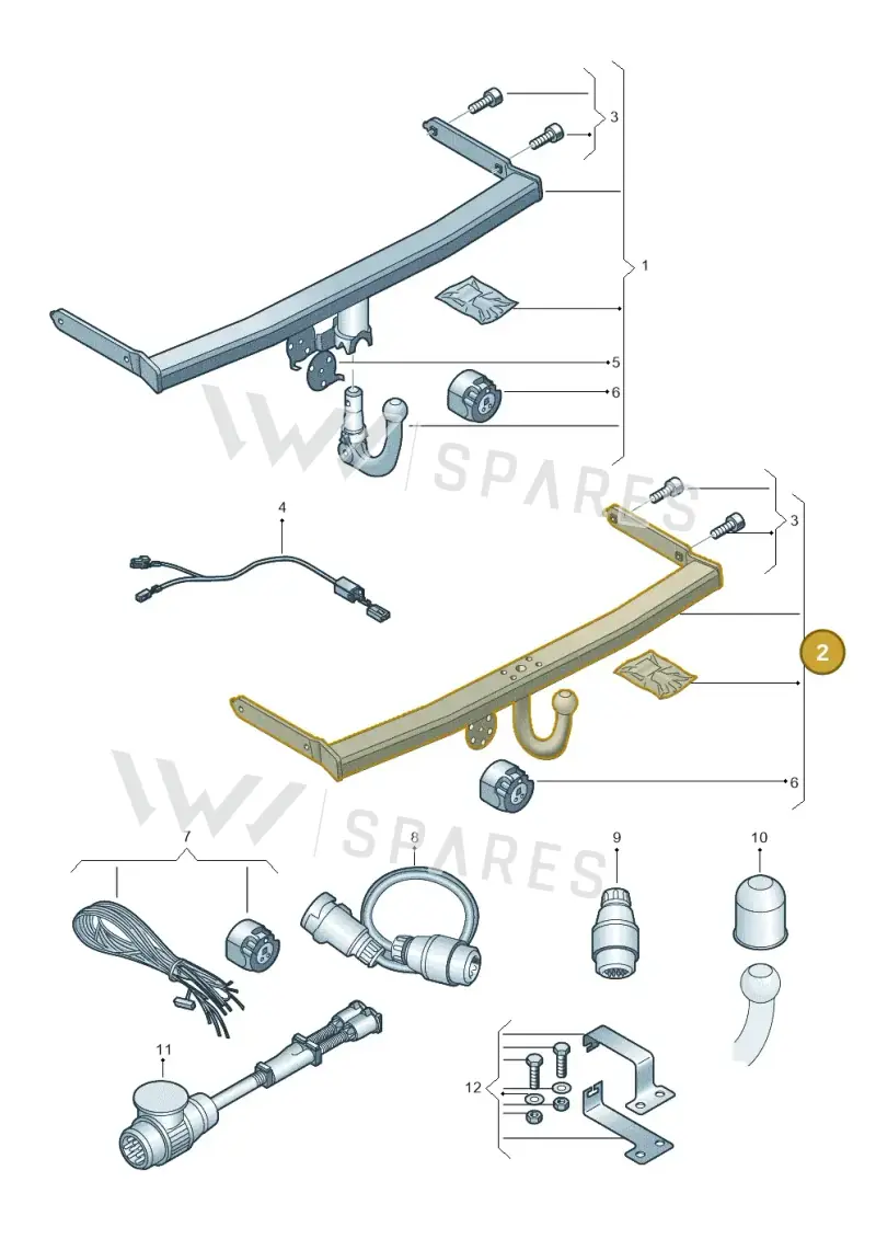 5H9092136 — Volkswagen Golf (2019-2025) diagram 827071010, position 2