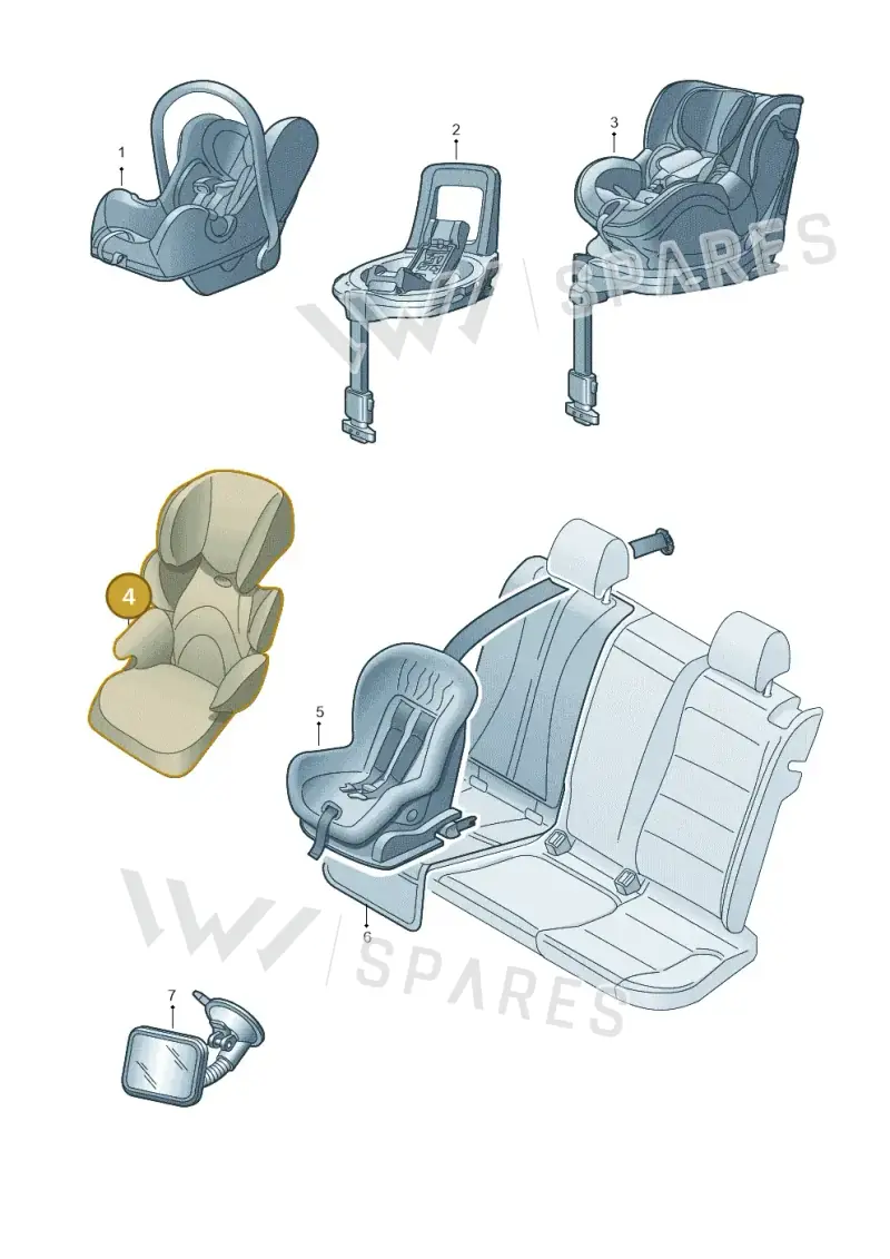 5HV019906 — Volkswagen Passat estate (2023-) diagram 2f0019010, position 4