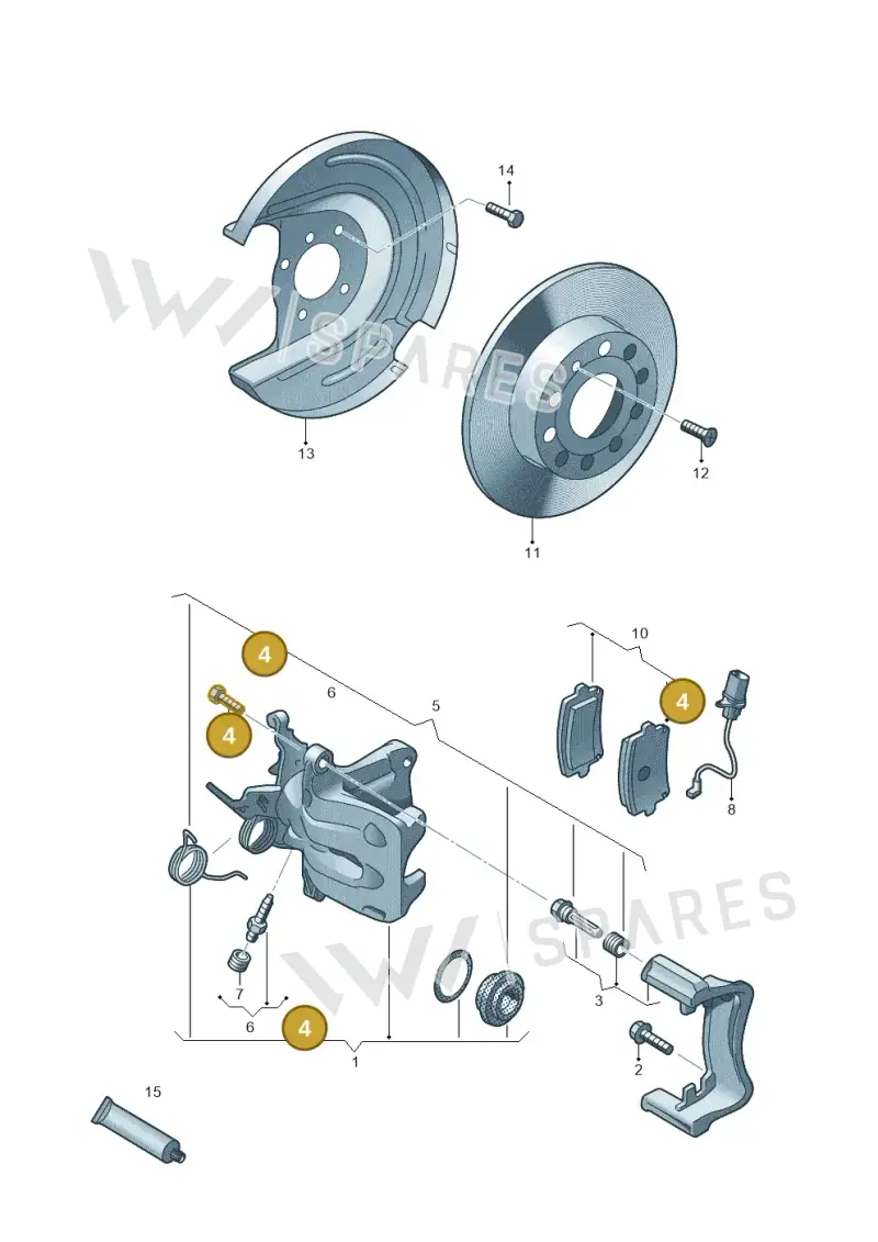 5K0698141 — Volkswagen Amarok twin cab (2022-) diagram 894615500, position 4