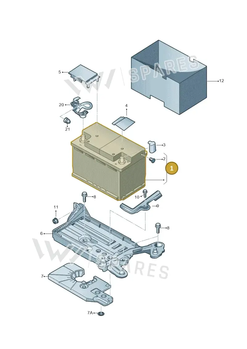 5K0915105E — Skoda Kodiaq (2016-2024) diagram 804915000, position 1