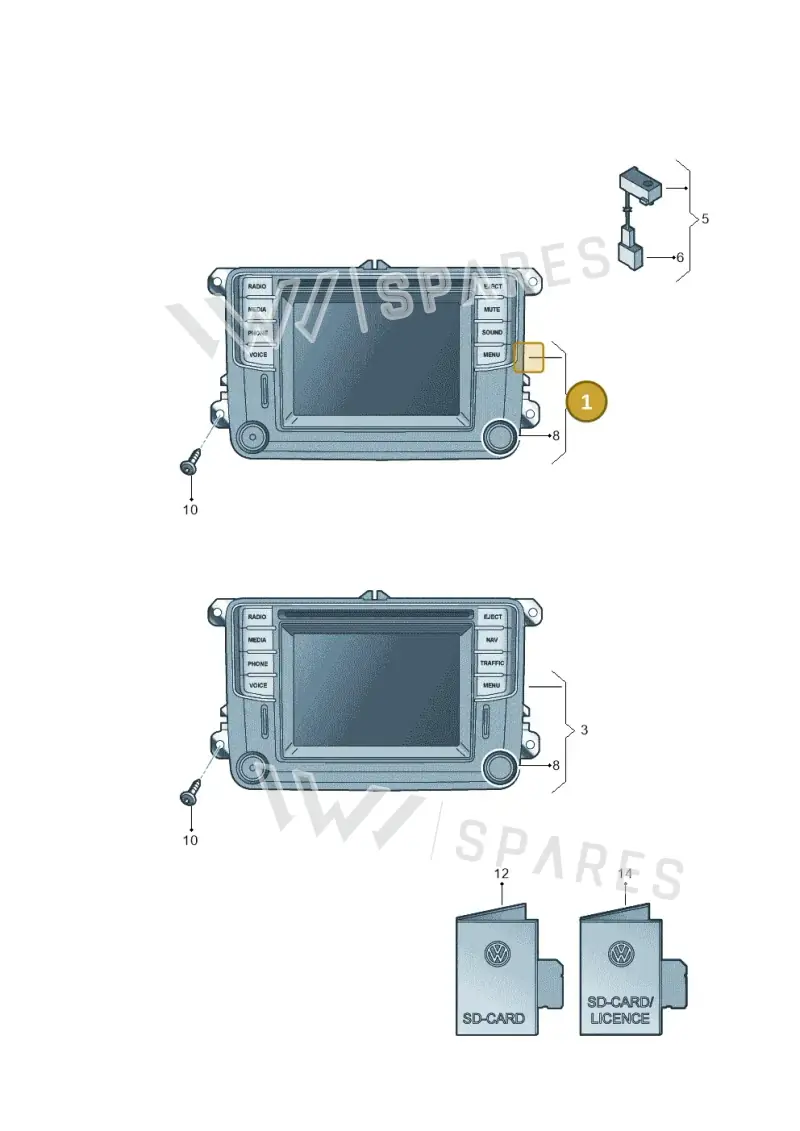 5K7035200L — Volkswagen Amarok (2022-) diagram 863035030, position 1