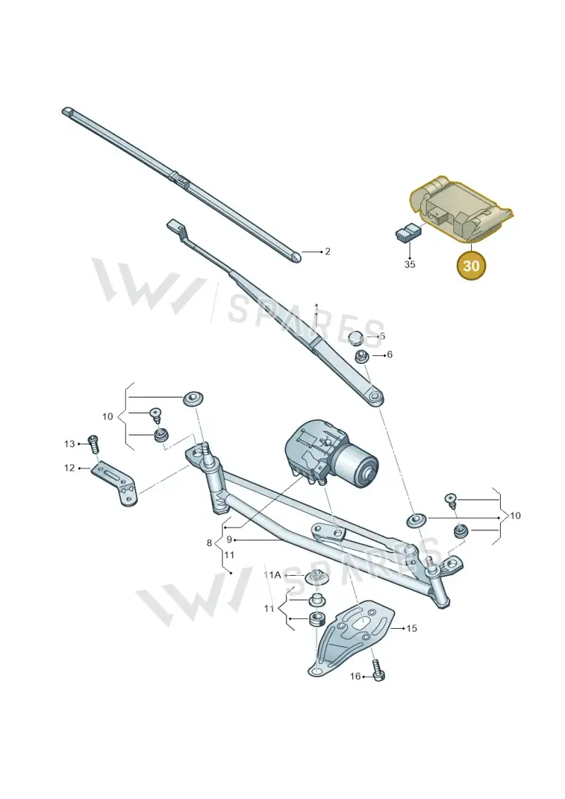 5K7955559C — Skoda Yeti (2013-2017) diagram 632955000, position 30
