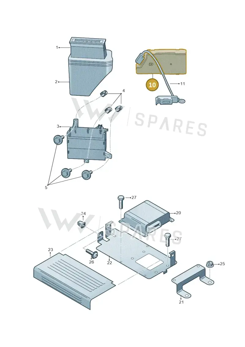 5N0035342G — Skoda Yeti (2013-2017) diagram 666035450, position 10