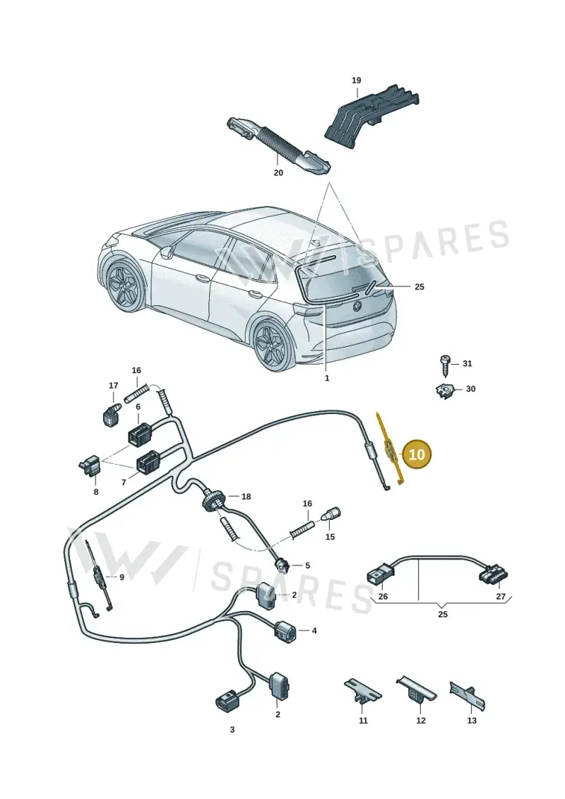 5N0035570 — Skoda Enyaq (2020-2021) diagram 10a972080, position 10