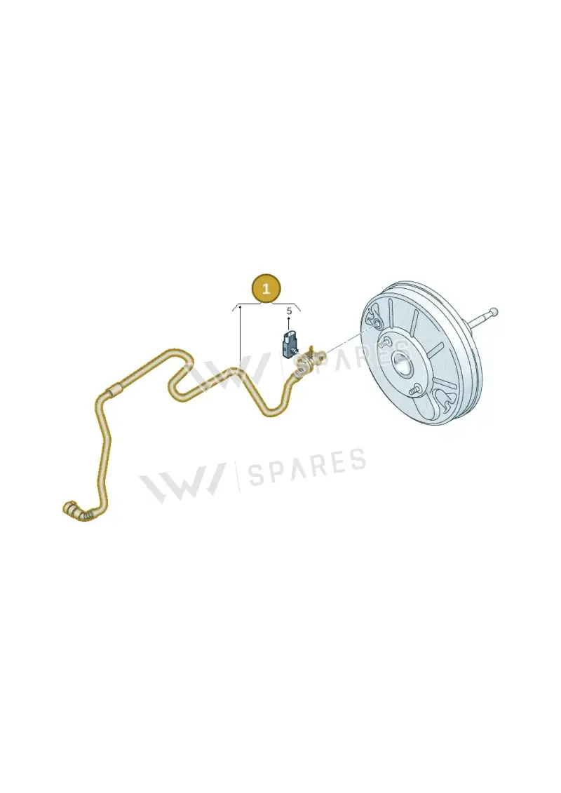 5N0612041BS — Volkswagen Sharan BlueMotion (2015-2022) diagram 863611070, position 1