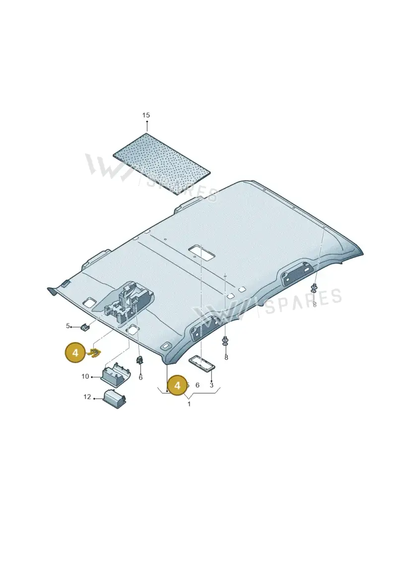5N0880385 — Volkswagen Amarok twin cab (2022-) diagram 683867550, position 4