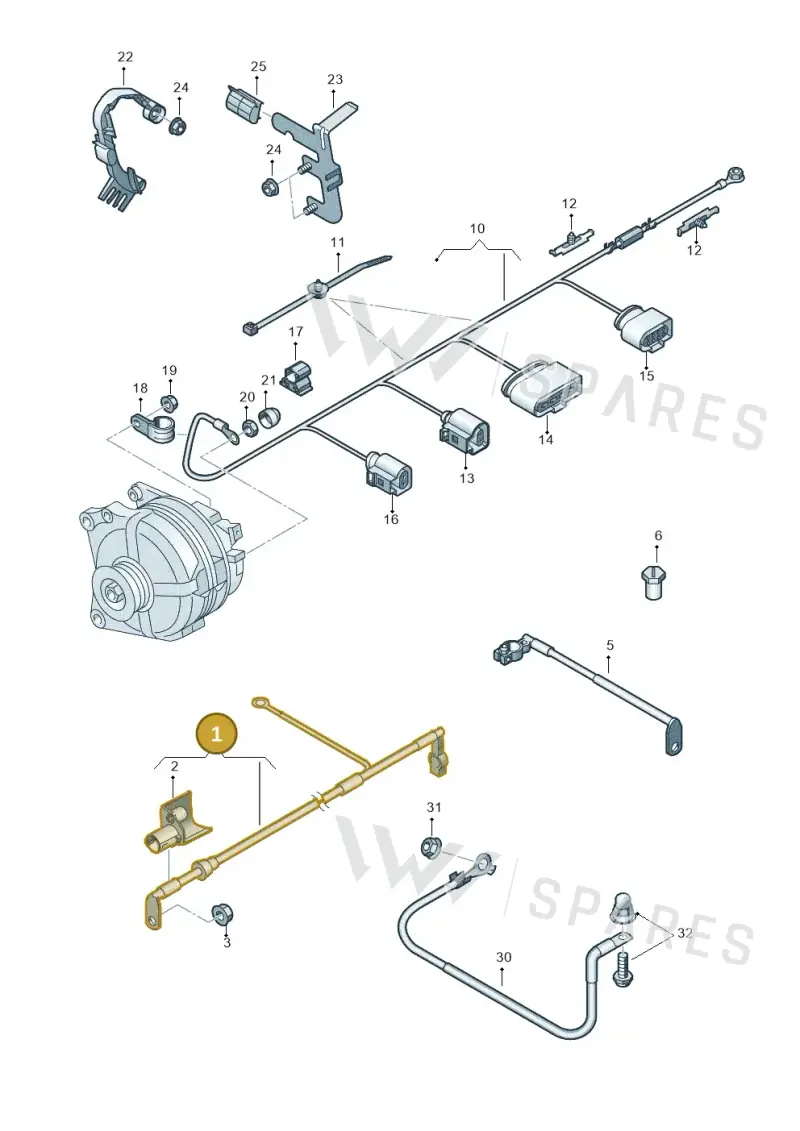 5N0971228F — Audi Q3 quattro (2011-2015) diagram 728972000, position 1