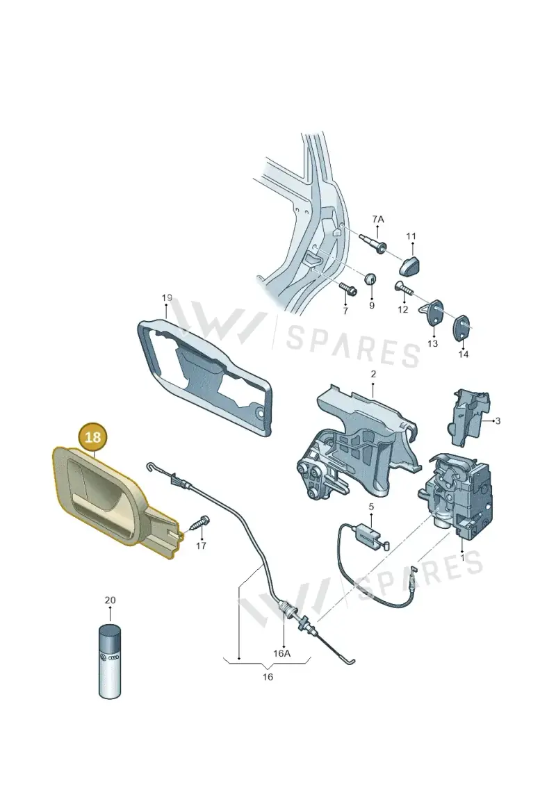 5N1837113FUAQ — Volkswagen Tiguan 4Motion (2011-2018) diagram 634837000, position 18