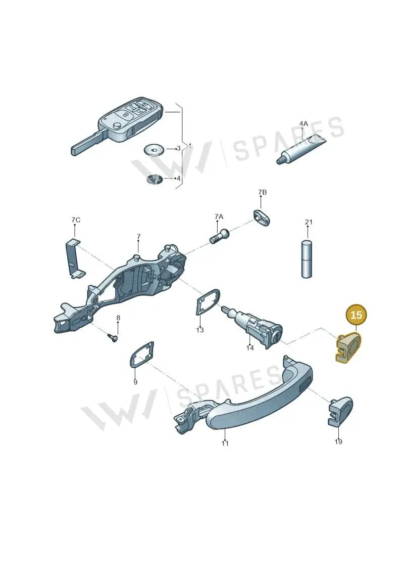 5N1837879BGRU — Volkswagen Beetle (2016-2019) diagram 801837100, position 15