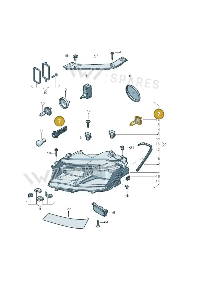 5NA953123 — Volkswagen Tiguan 2.0 4Motion (2017-2024) diagram 833941000, position 7