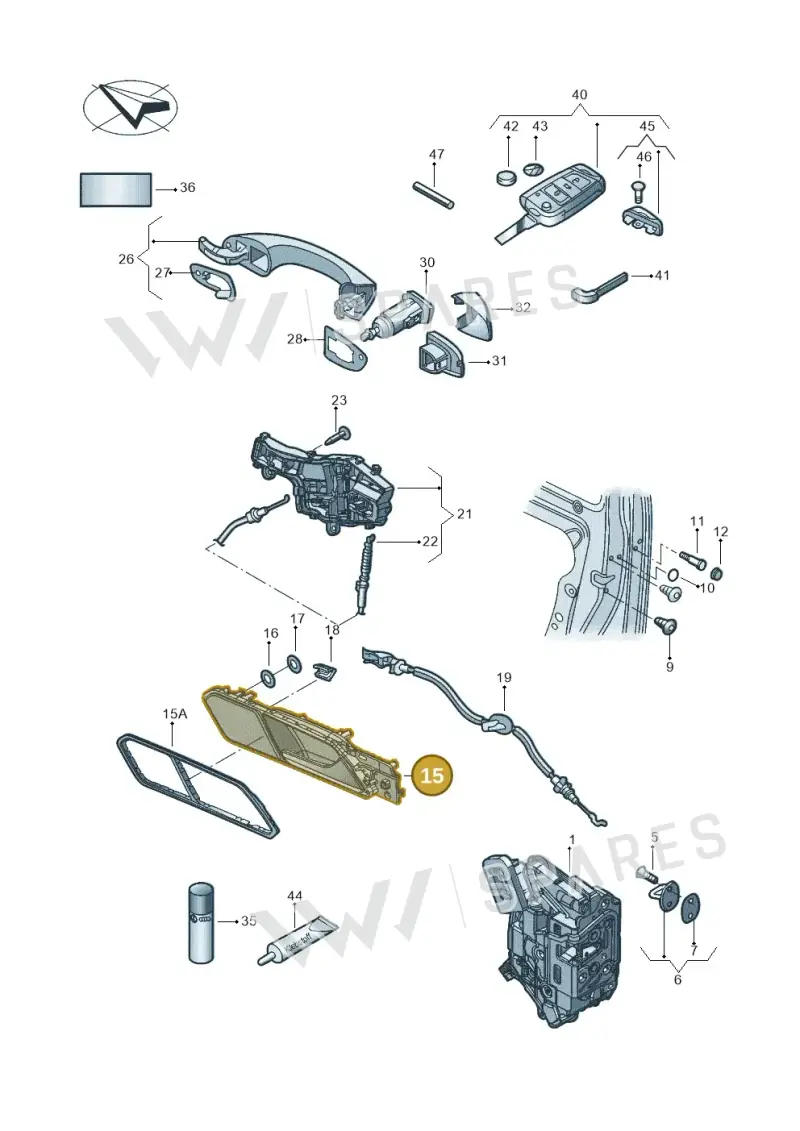 5NB837113JZNX — Volkswagen Tiguan 2.0 4Motion (2017-2024) diagram 833837000, position 15