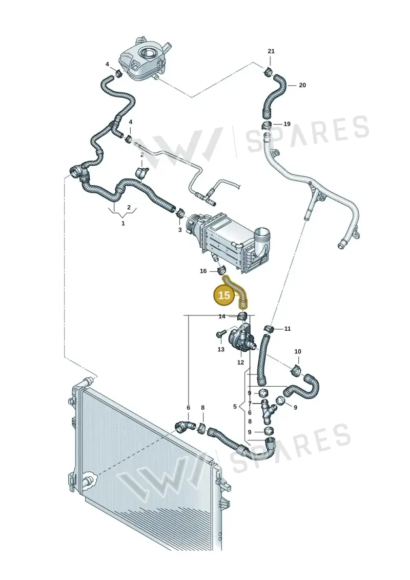 5Q0121063Q — Volkswagen Taigo (2021-2024) diagram 2f0121300, position 15