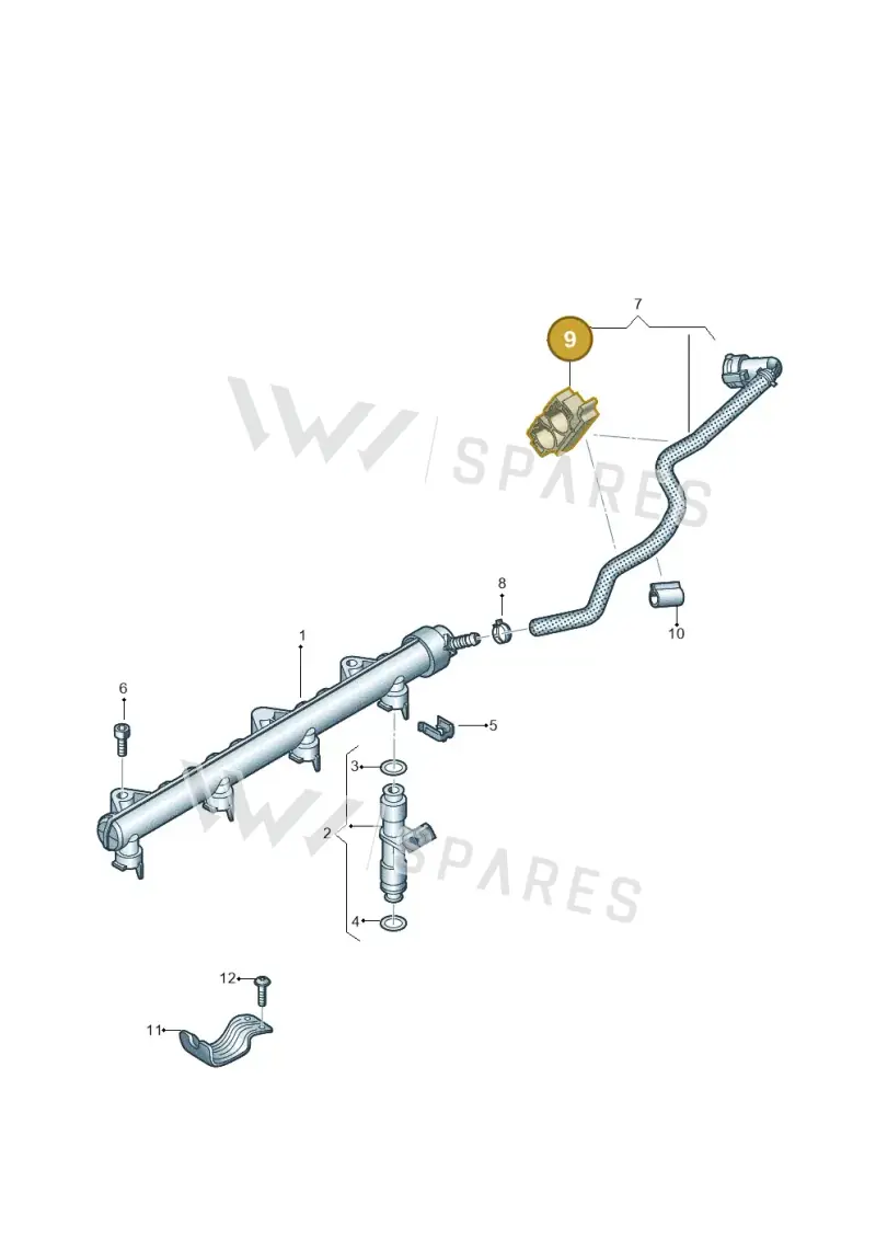 5Q0133687C — Volkswagen Caddy Maxi Kombi (2020-2024) diagram 781133550, position 9