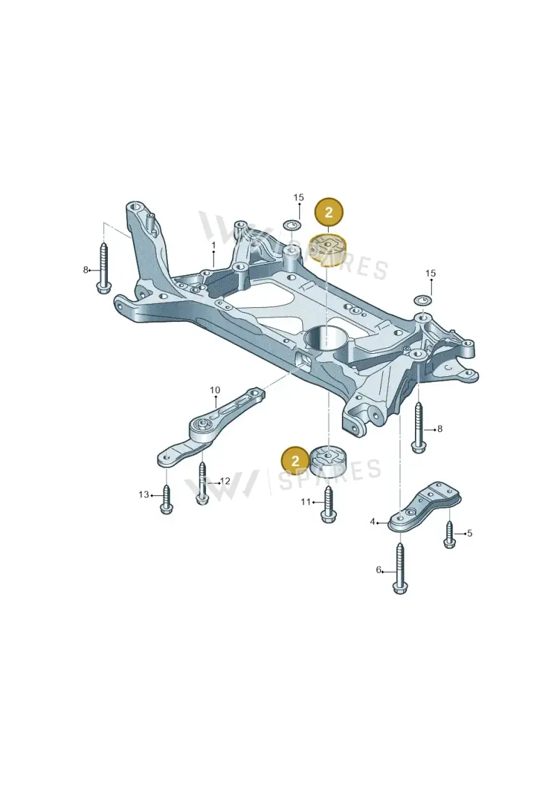 5Q0198037A — Volkswagen Golf 2.0 BlueMotion (2019-2024) diagram 793199100, position 2