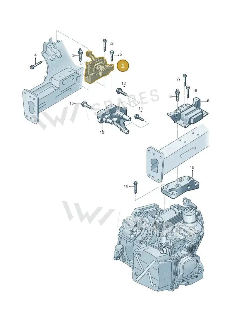 5Q0199262BQ — Volkswagen Jetta 1.4 (2017-2024) diagram 746199800, position 1