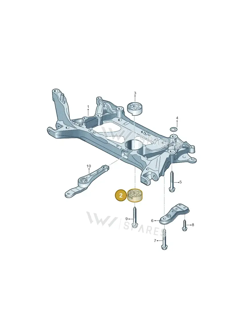 5Q0199867J — Volkswagen Arteon (2017-2023) diagram 793401000, position 2