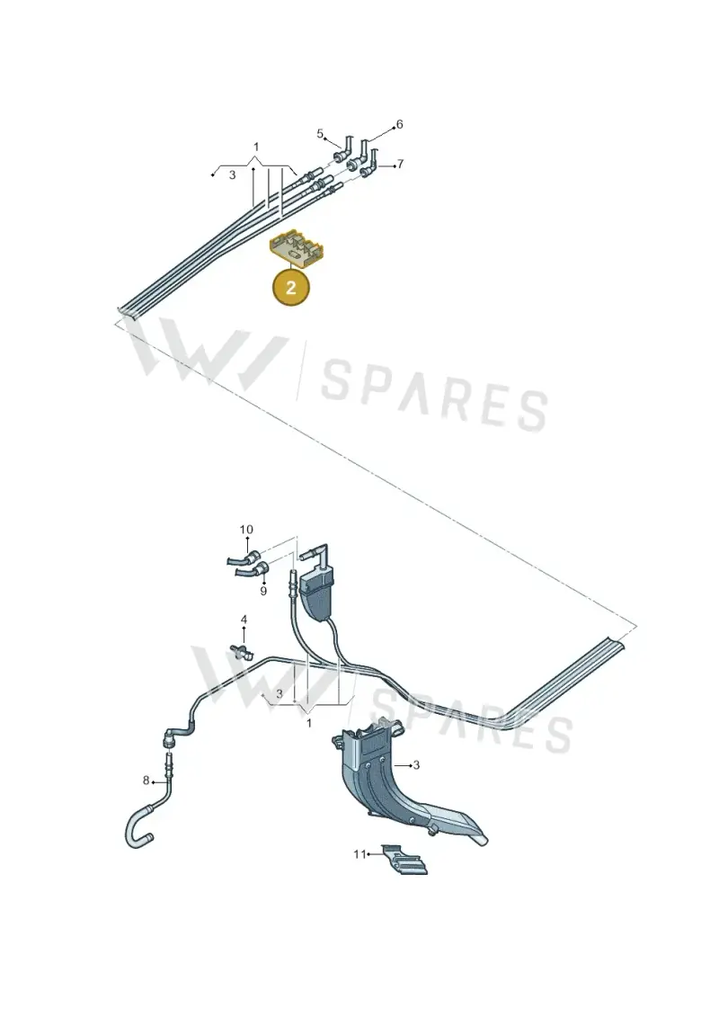 5Q0201449AL — Volkswagen Golf 2.0 BlueMotion (2019-2024) diagram 780201022, position 2