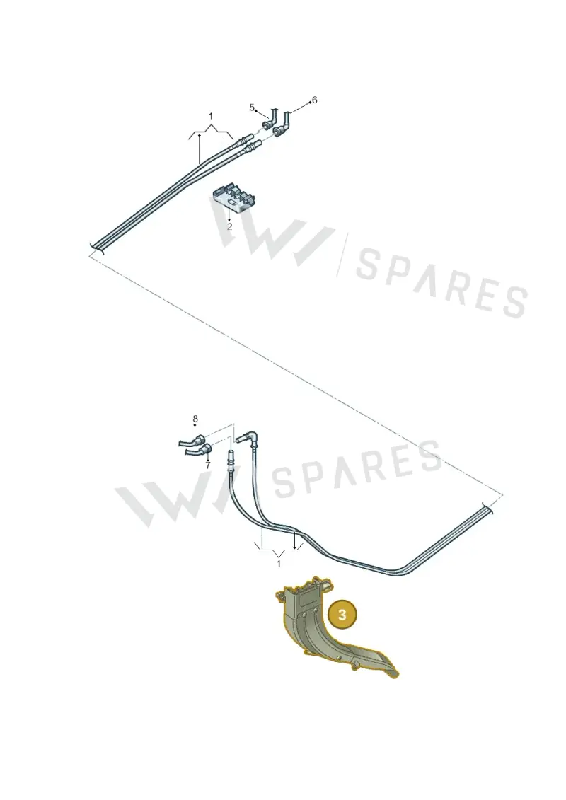 5Q0201973D — Volkswagen Golf 2.0 (2016-2020) diagram 781201150, position 3