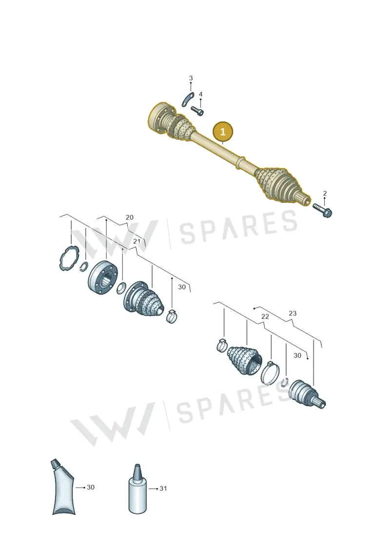 5Q0407272FF — Volkswagen T-Roc BlueMotion (2017-2024) diagram 786407200, position 1