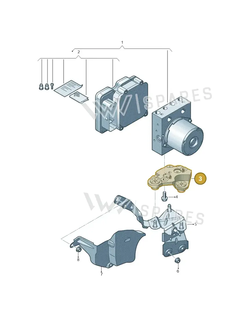 5Q0614235F — Volkswagen Multivan (2021-) diagram 592614000, position 3