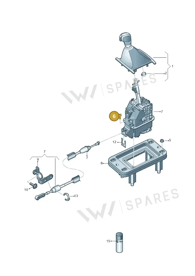 5Q0798101 — Volkswagen Amarok twin cab (2022-) diagram 894713100, position 6