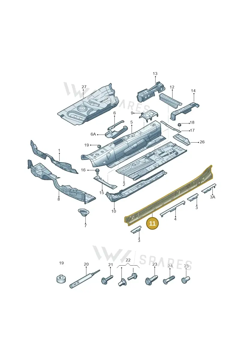 5Q0801252D — Volkswagen New Lavida (2018-2023) diagram 427803050, position 11