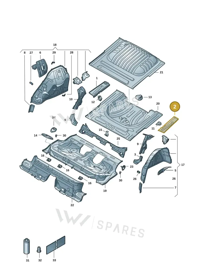 5Q0802091A — Volkswagen Golf 2.0 BlueMotion (2019-2024) diagram 5h0803020, position 2