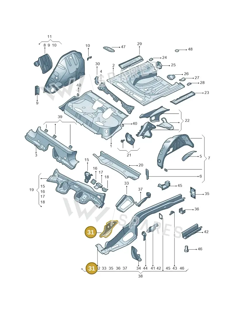 5Q0802557 — Volkswagen New Lavida (2018-2023) diagram 427803100, position 31