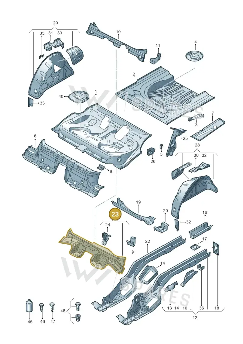 5Q0803531H — Skoda Octavia (2017-2020) diagram 763803200, position 23
