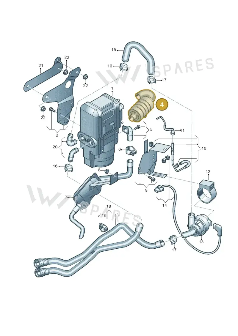 5Q0898144 — Volkswagen Atlas (2016-2023) diagram 829819700, position 4