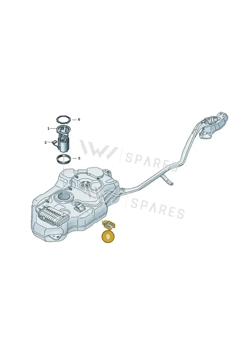 5Q0906093B — Volkswagen Multivan (2021-) diagram 7t0919300, position 9