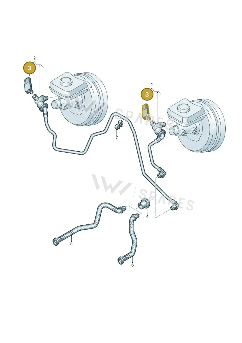 5Q0906207 — Volkswagen Touareg (2017-2023) diagram 859611700, position 3