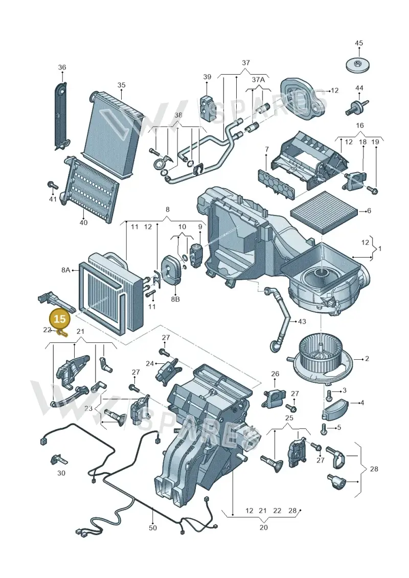 5Q0907543A — Volkswagen Passat estate (2023-) diagram 827820200, position 15