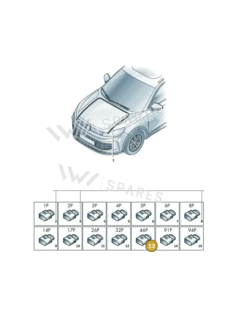5Q0937702 — Volkswagen Tiguan 2.0 (2023-) diagram 57x971800, position 13