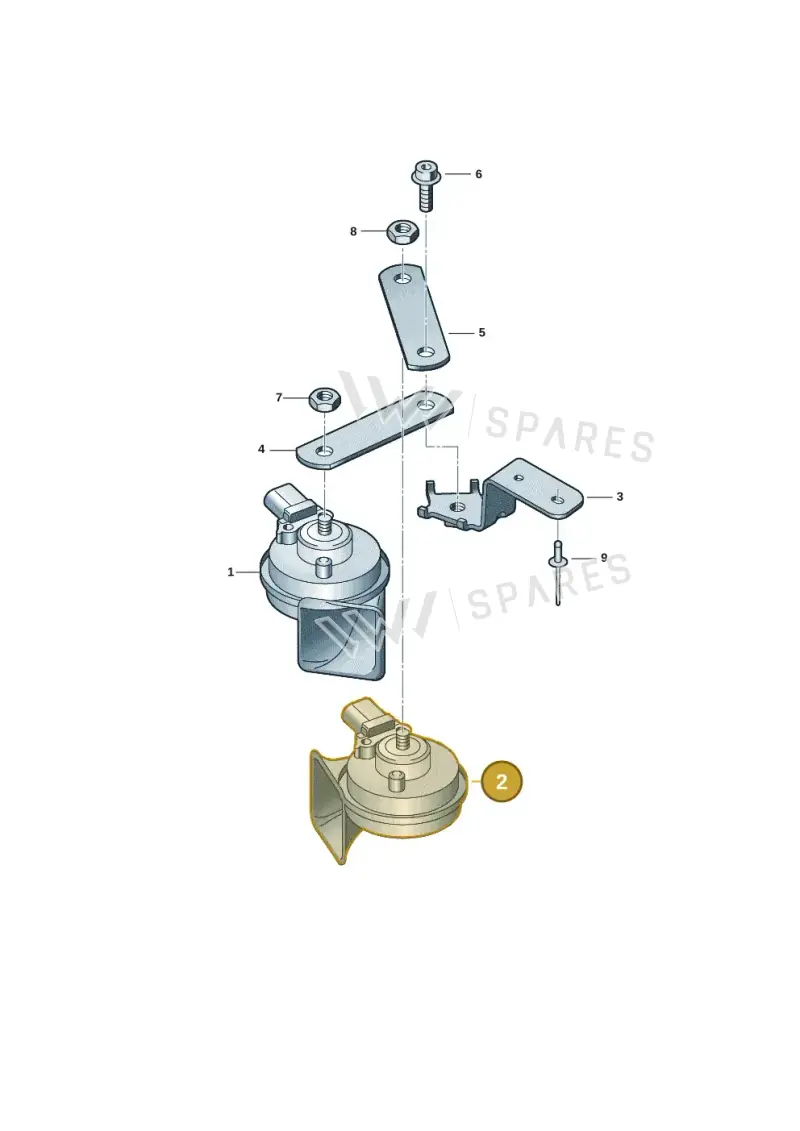 5Q0951223D — Volkswagen Transport. multivan (2019-2024) diagram 7ep951000, position 2