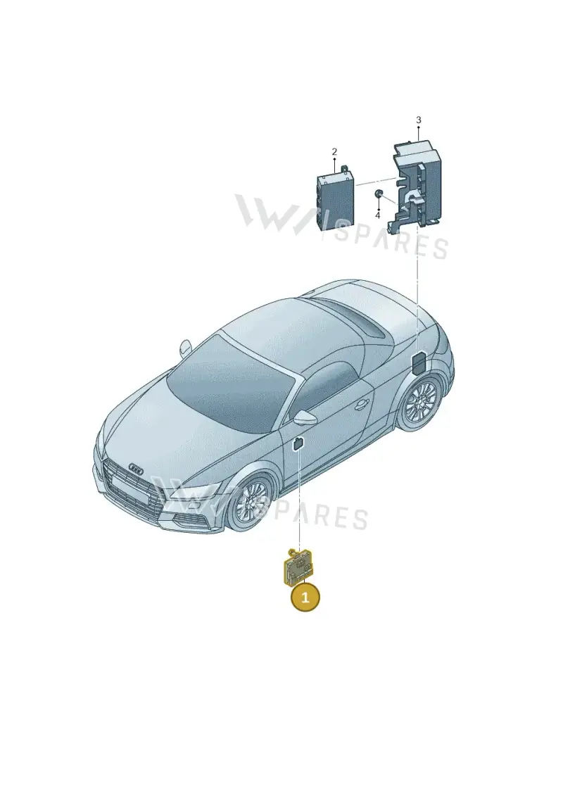 5Q0959592D — Audi TTS (2014-2023) diagram 850959100, position 1