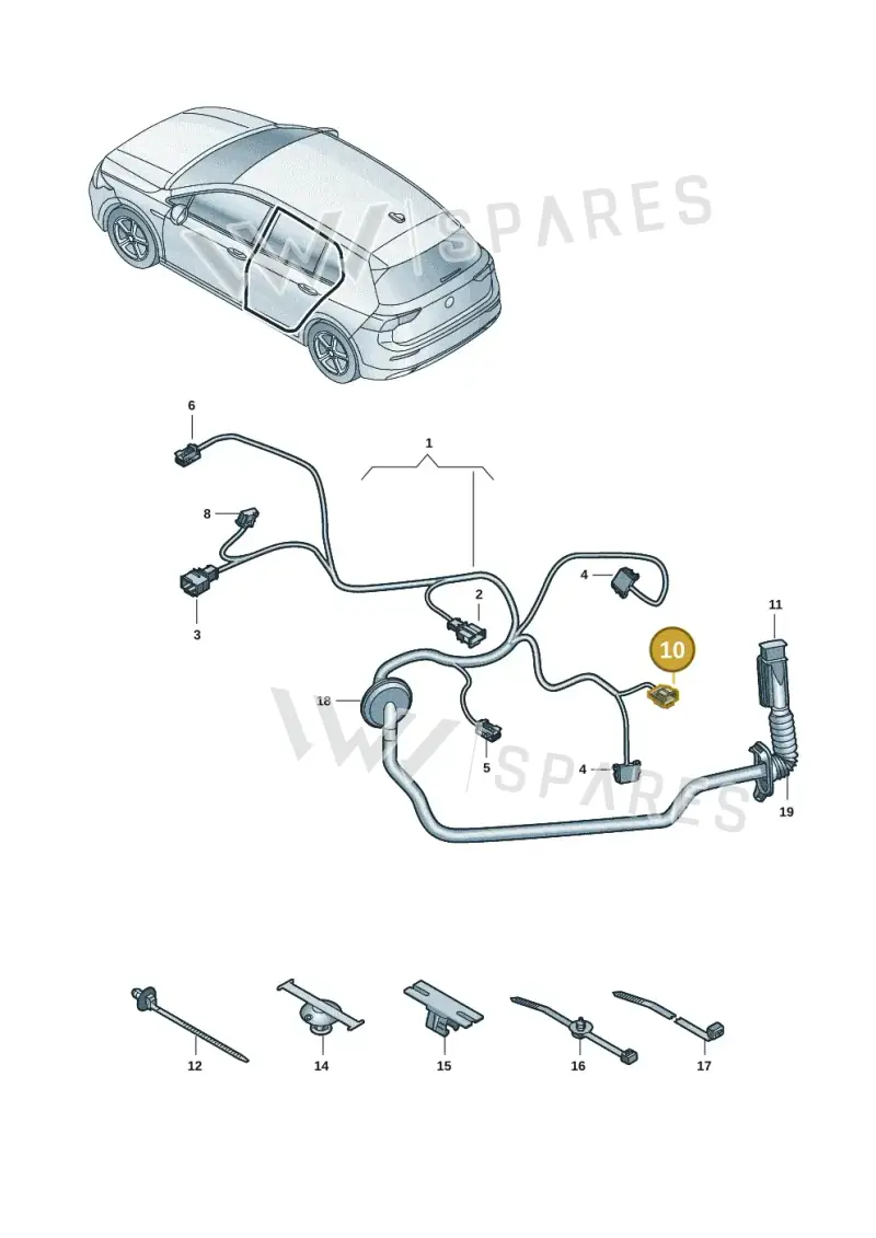 5Q0972703 — Skoda Octavia (2019-2022) diagram 5h0972037, position 10