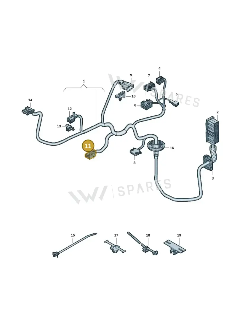 5Q0972703 — Audi Q4 Sportback (2021-2025) diagram 89a972350, position 11
