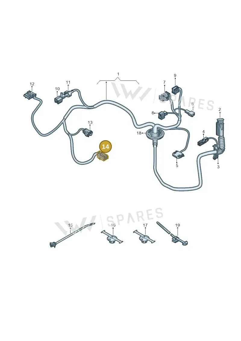 5Q0972703A — Audi Q4 Sportback (2021-2025) diagram 89a972300, position 14