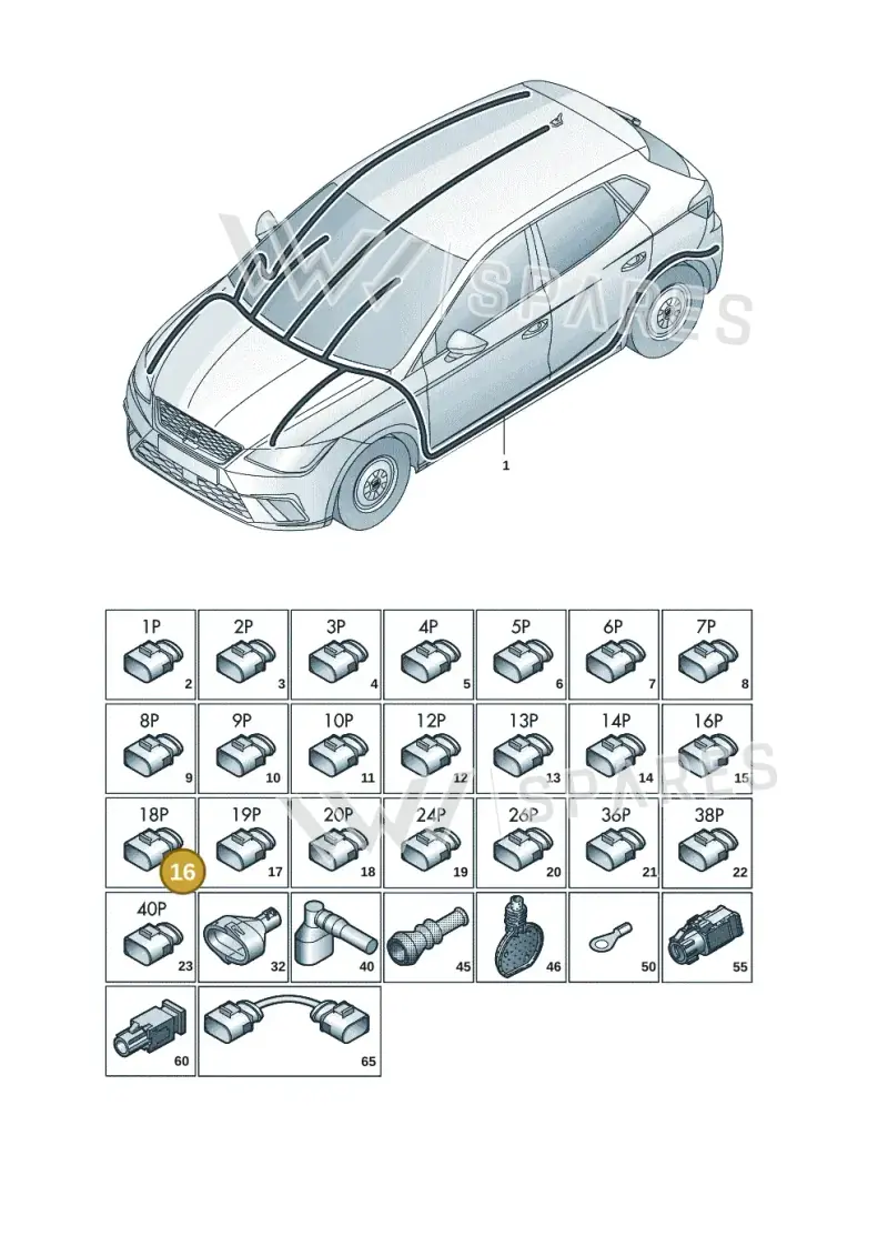 5Q0972718 — SEAT Arona (2017-) diagram 835971082, position 16
