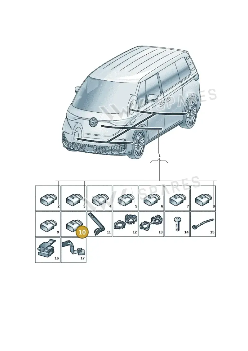 5Q0973733A — Volkswagen ID.Buzz (2022-) diagram 15a971900, position 10